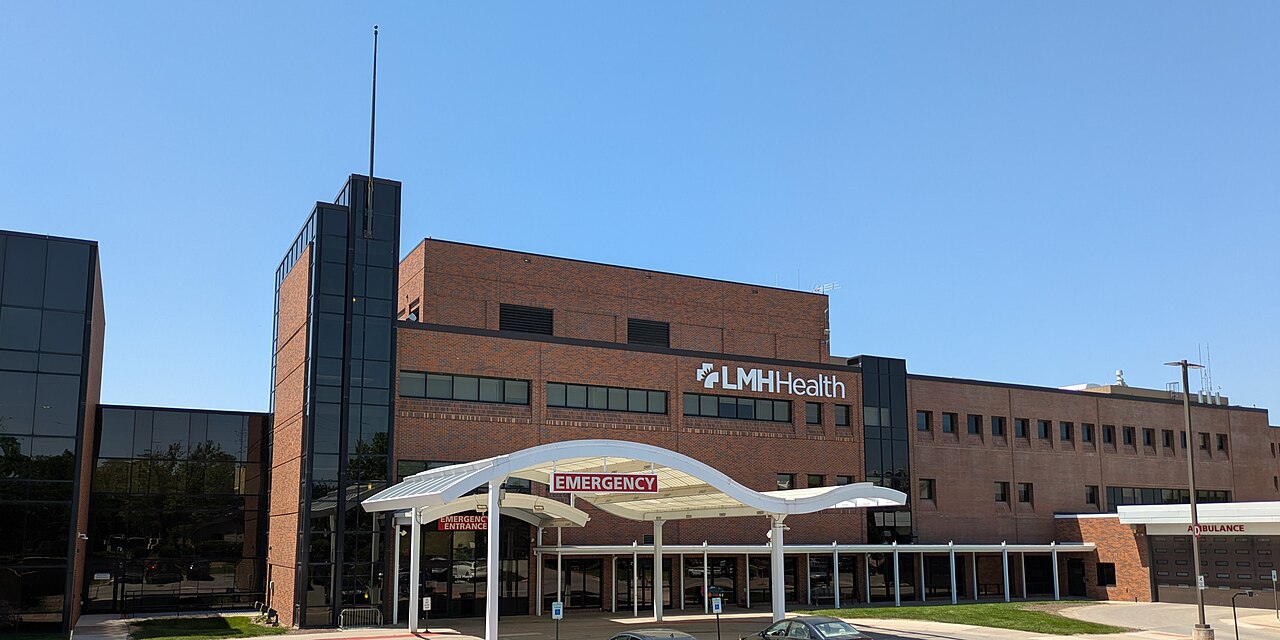 A hospital emergency entrance