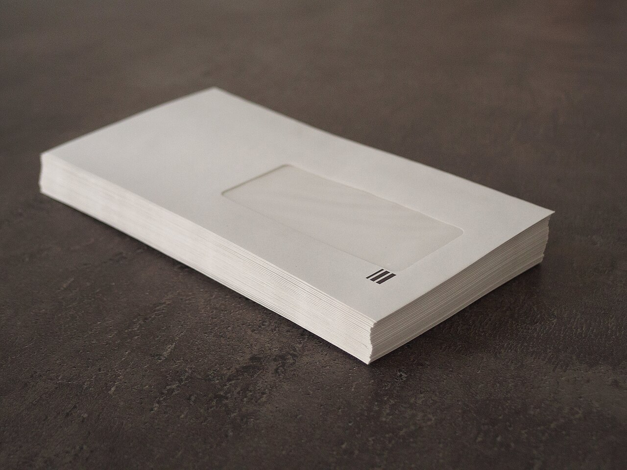 A stack of mailed envelopes