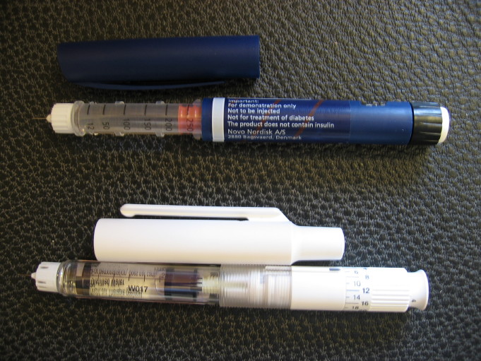 An insulin pen