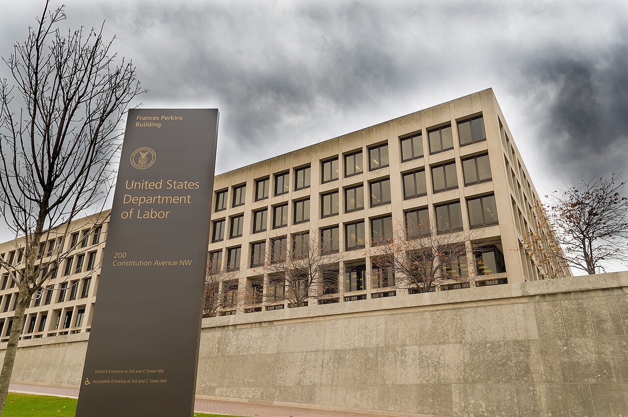 The Frances Perkins Building, headquarters of the U.S. Department of Labor