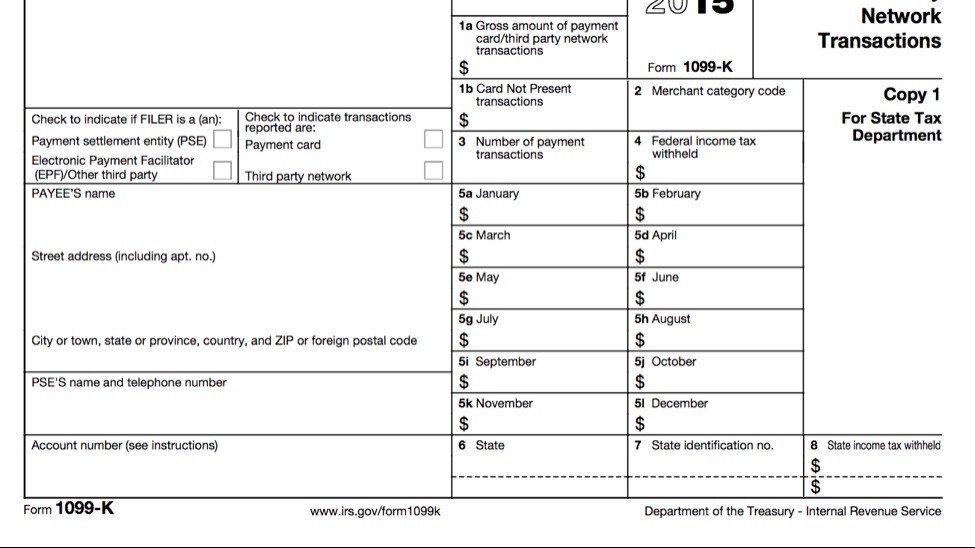 Form 1099-K, 2015