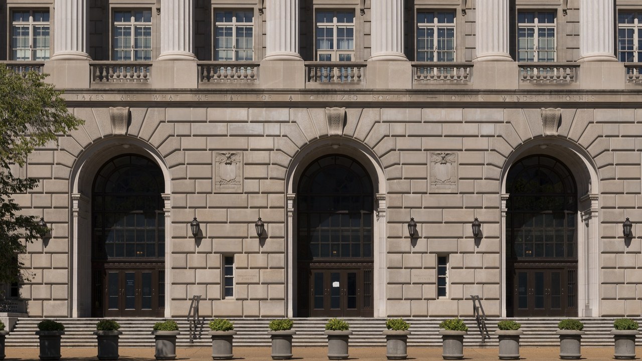 The IRS posts refund status 24 hours after an e-filed return and four weeks after a paper one