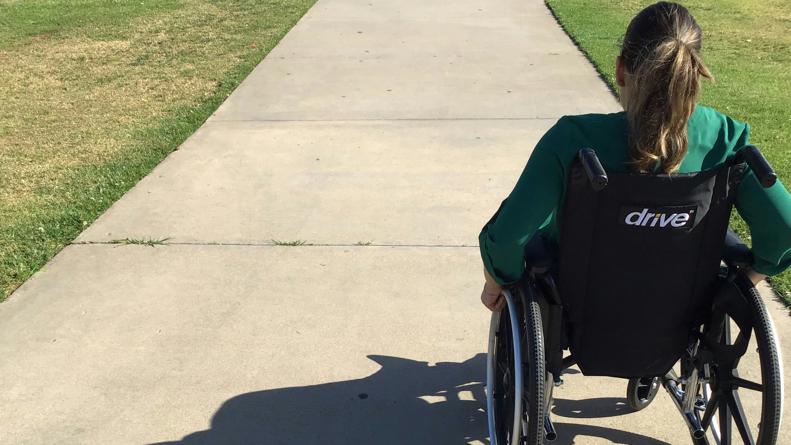 woman in wheelchair