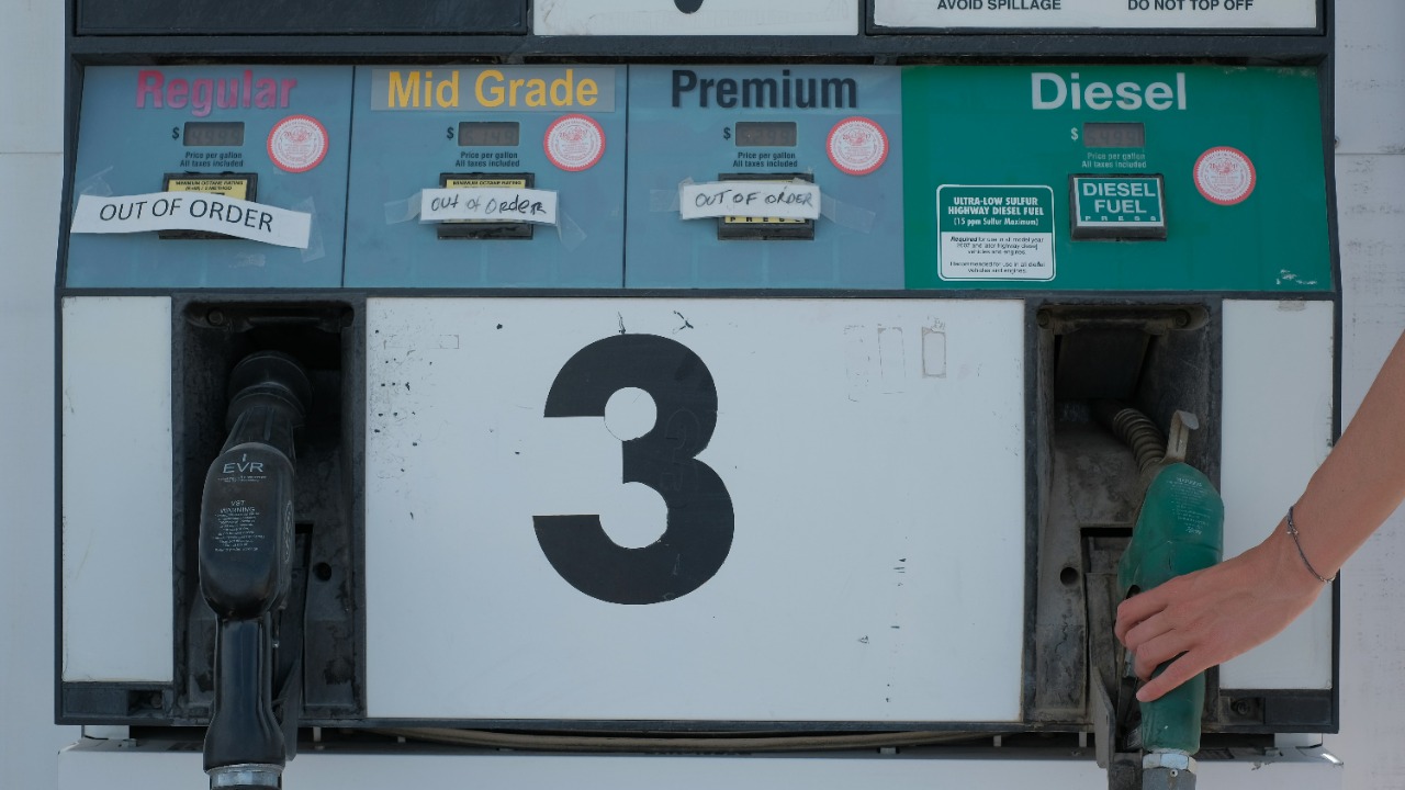 Diesel costs $2.63 a gallon more than a year ago, and gasoline is up $1.35